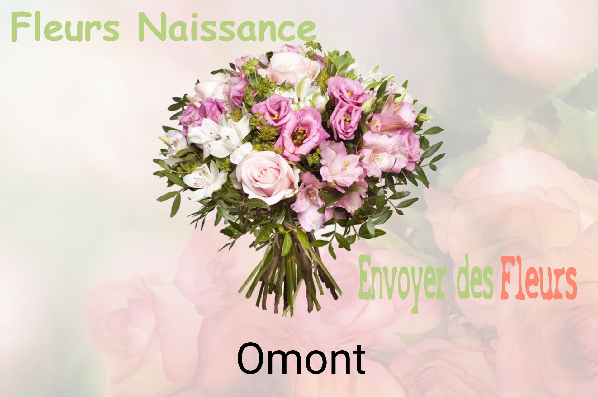 Bouquet de fleurs de naissance livré à Omont